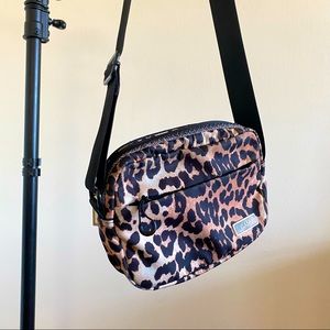 Ganni Leopard Tech Festival Crossbody Bag
